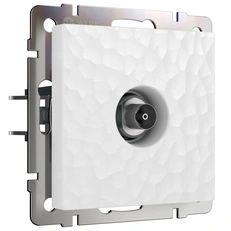 Изображение ТВ-розетка оконечная Hammer (белый) W1283001