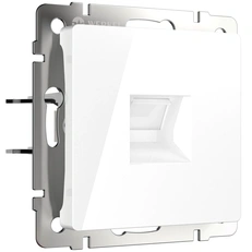 Изображение Розетка Ethernet RJ-45 (белый глянцевый) W1181001