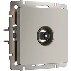 Изображение ТВ-розетка оконечная (дымчатый матовый) W1283004